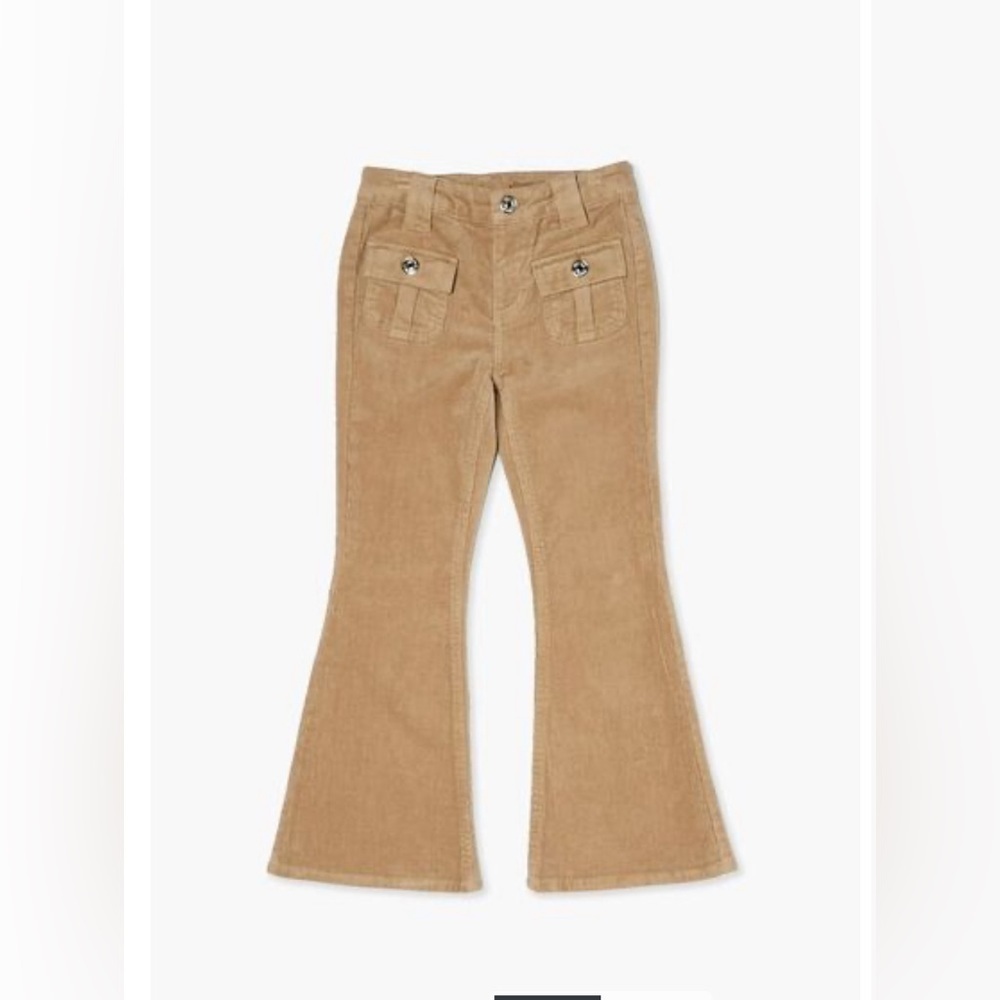 Forever 21 Girls Corduroy Flare Pants (Kids)